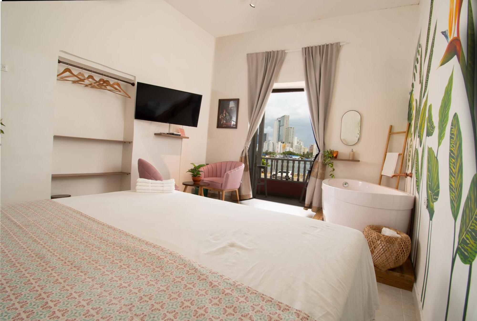 Casa Zahri Boutique Hostel Cartagena Værelse billede